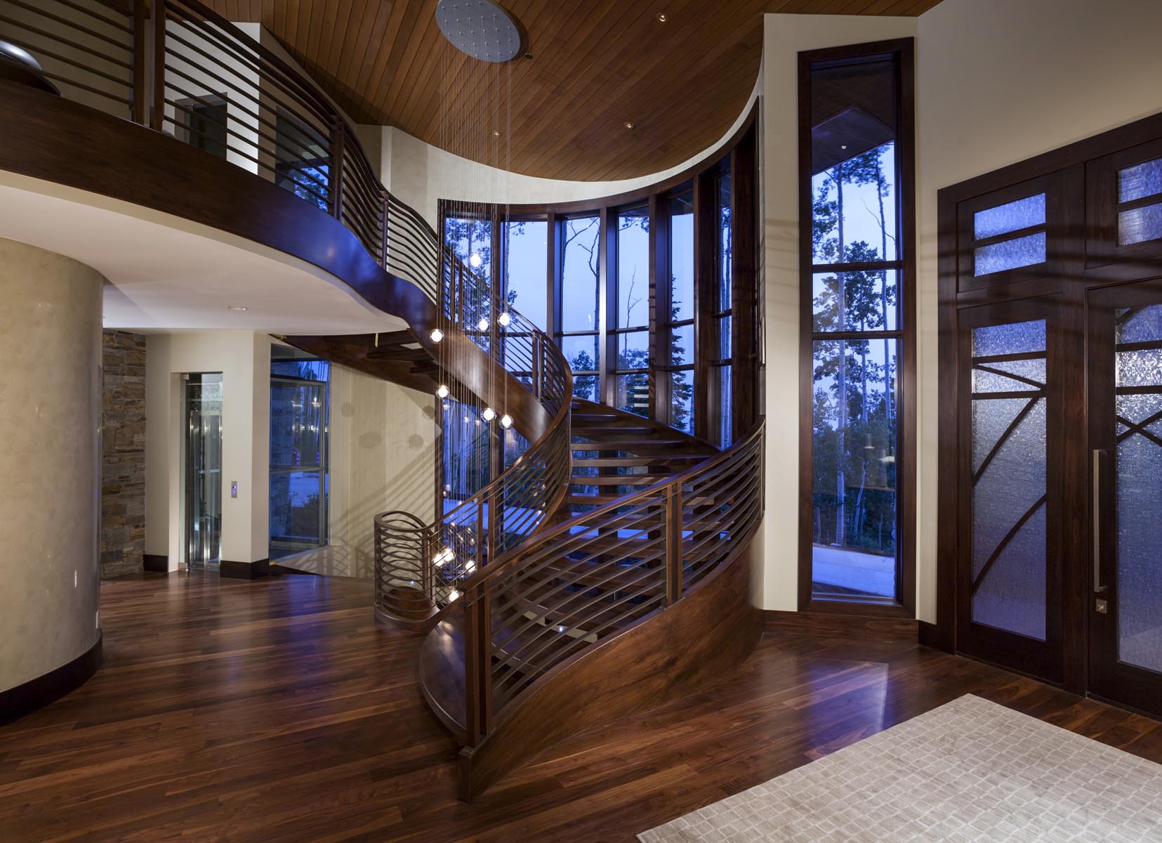 Custom-stairwell-front-door